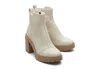 Toms Rya Heeled Boots In White