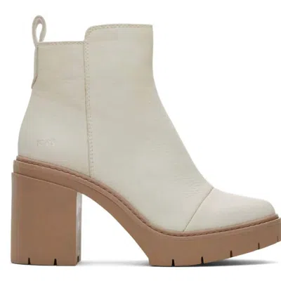 Toms Rya Heeled Boots In White