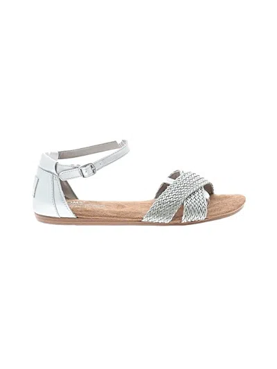 Pre-owned Toms Sandals In Silver