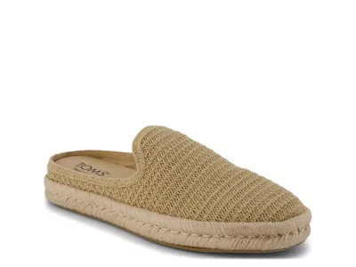 Toms Santiago Espadrille Mule In Brown