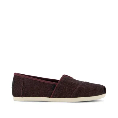 Toms Shoes Alpargata Blackberry Sparkle Glitter In Multi
