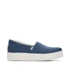 Toms Shoes Alpargata Blue Midform Espadrille In Multi