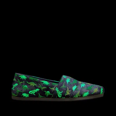Toms Shoes Alpargata Glow In The Dark Dino Print