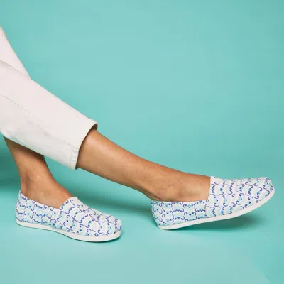 Toms Shoes Alpargata Mediterranean Flowers In Multi