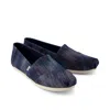Toms Shoes Alpargata Navy Novelty Denim