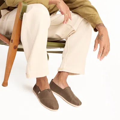 Toms Shoes Alpargata Olive Refibra In Multi