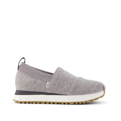 Toms Shoes Alpargata Resident 2.0 Grey Felt Sneaker In Multi