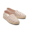 Toms Shoes Alpargata Rope 2.0 Pink Stripes Espadrille