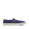 Toms Shoes Baja Blue Heritage Canvas Slip On Sneaker In Multi