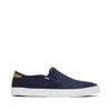 Toms Shoes Baja Navy Heritage Canvas Slip On Sneaker In Multi