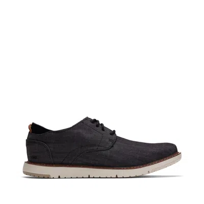 Toms Shoes Black Denim Mens Oxford Navi Dress Shoes In Multi