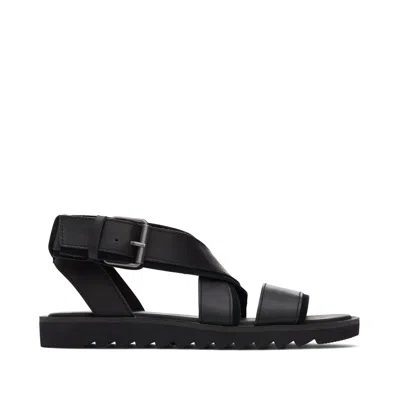 Toms Shoes Black Sidney Tread Sandal In Multi