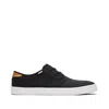 Toms Shoes Carlo Black Heritage Canvas Lace-up Sneaker In Multi