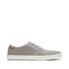 Toms Shoes Carlo Grey Heritage Canvas Lace-up Sneaker