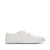 Toms Shoes Carlo White Canvas Lace-up Sneaker In Multi