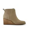 Toms Shoes Clare Dune Nubuck Leather/suede Boot In Multi