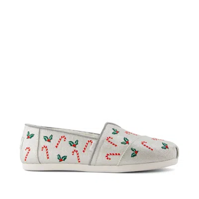 Toms Shoes Classic Alpargata Cloudbound Candy Cane