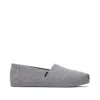 Toms Shoes Stylish Grey Distressed Twill Alpargata Shoes For Comfort And Support In Multi