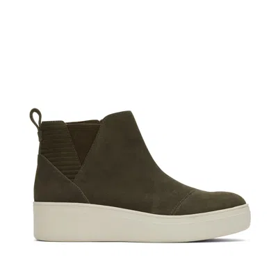 Toms Shoes Jamie Olive Suede Slip-on Sneakers For Stylish Comfort In Green