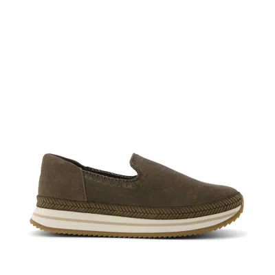 Toms Shoes Jocelyn Olive Deco Stitch Espadrille Sneaker In Multi
