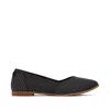 Toms Shoes Jutti Neat Black Knit Flat In Multi