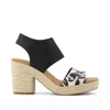 Toms Shoes Majorca Rope Watercolor Floral Platform Sandal