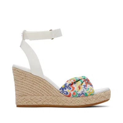 Toms Shoes Marisela Mediterranean Tiles Wedge Sandal In Multi