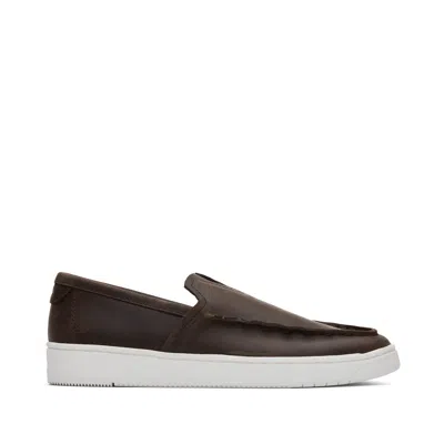 Toms Shoes Men's Brown Leather Trvl Lite Loafer Sneakers In Multi