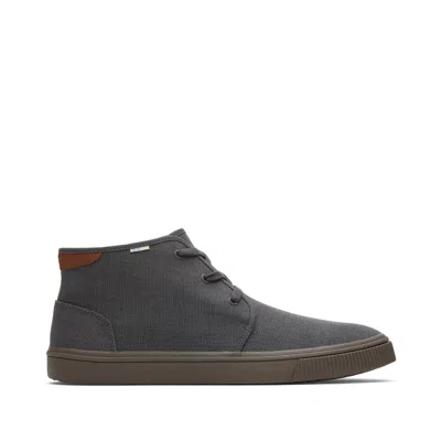 Toms Shoes Men's Grey Mid Top Sneaker Carlo Exclusive In Multi
