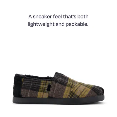Toms Shoes Mens Alp Fwd Golden Honey Plaid Espadrille In Multi