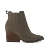 Toms Shoes Noa Olive Suede Boot In Brown