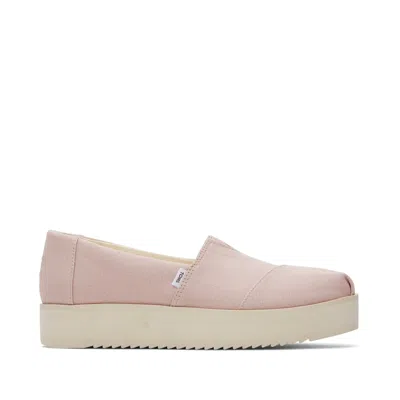 Toms Shoes Pink Midform Espadrille Alpargata