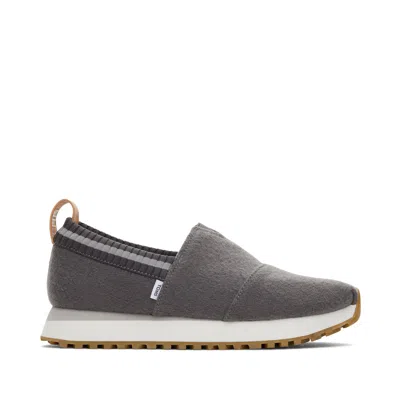 Toms Shoes Resident 2.0 Grey Felt Sneakers In Multi