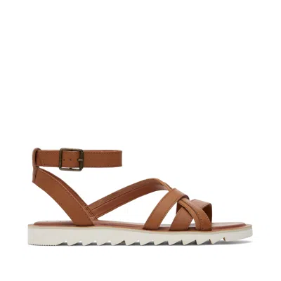Toms Shoes Rory Tan Leather Sandal