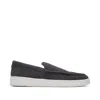 Toms Shoes Trvl Lite Grey Suede Loafer In Multi