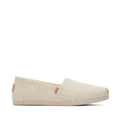 Toms Shoes Womens Alpargata Natural Triangle Woven Espadrille In Multi