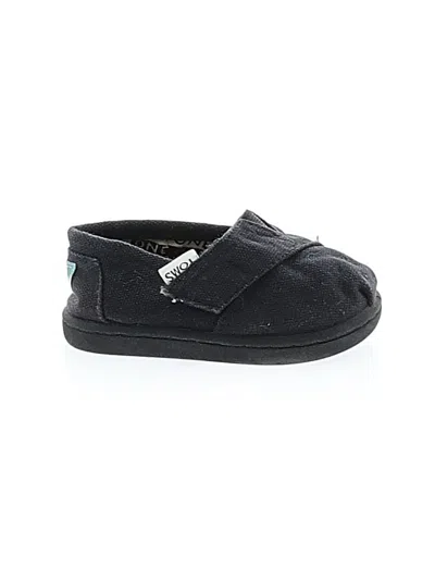 Pre-owned Toms Kids' Sneakers In Black