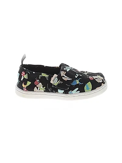 Pre-owned Toms Kids' Sneakers In Black