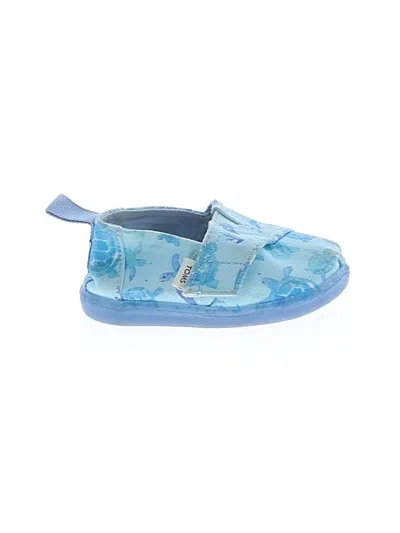 Pre-owned Toms Kids' Sneakers In Blue