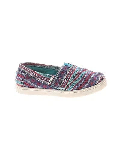 Pre-owned Toms Kids' Sneakers In Blue