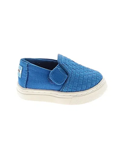 Pre-owned Toms Kids' Sneakers In Blue