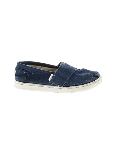 Pre-owned Toms Kids' Sneakers In Blue