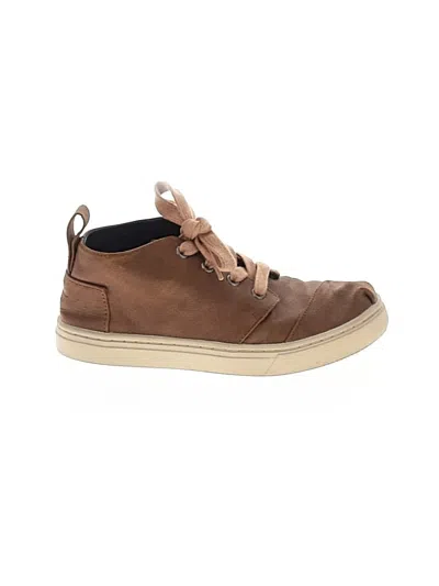 Pre-owned Toms Kids' Sneakers In Brown