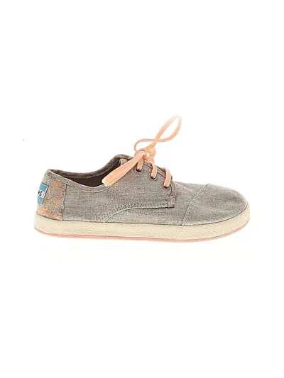Pre-owned Toms Kids' Sneakers In Gray