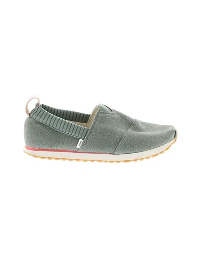 Pre-owned Toms Sneakers In Green