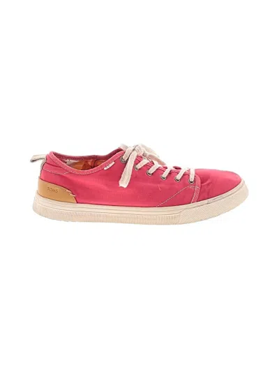 Pre-owned Toms Sneakers In Red