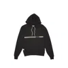 Toms Striped  Fleece Hoodie In Black