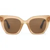 Toms Sydney 50mm Gradient Small Cat Eye Sunglasses