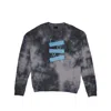 Toms Tie-dye Fleece Crewneck Sweatshirt In Black