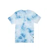 Toms Tie-dye Logo Short Sleeve Crew T-shirt In Blue